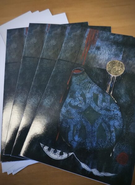 ** Te Uhi Hue Mau Karakia Greeting Cards (4 pack)